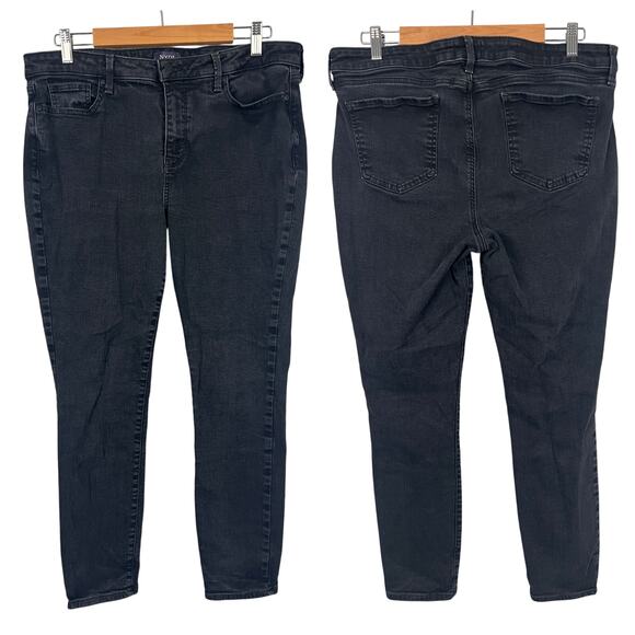 NYDJ Women’s 14 Black Ami Skinny Jeans Lift X‎ Tuck Stretch Denim Slimming Fit - Picture 1 of 11